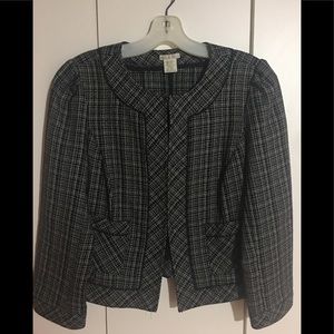 Urban Outfitters Black & white checkered blazer S